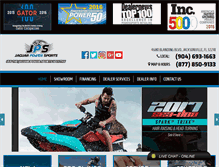 Tablet Screenshot of jaguarpowersports.com